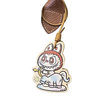 Cute Cartoon Pendants Vegetable Tanned Leather Thickened First Layer Genuine Leather Pendants Keychains Wholesale