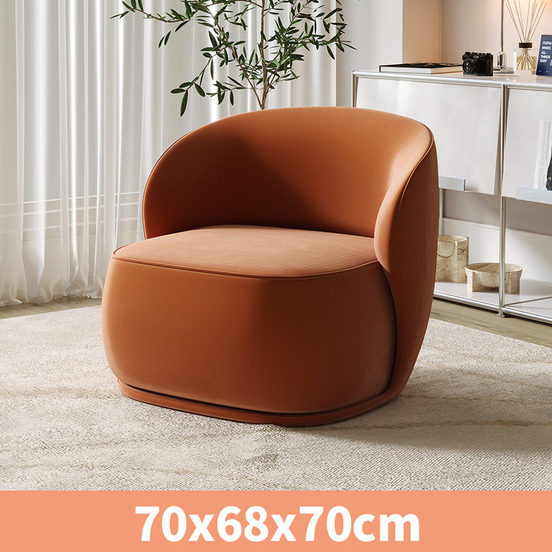 网红休闲酒店接待洽谈桌椅美容院休息区设计师单人沙发椅茶几组合