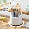 360 rotating cosmetic brush storage barrel dustproof pen holder brush beauty brush storage box ins advanced storage barrel brush