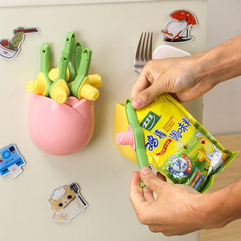 Sealed Discharge Nozzle Sealing Clip Kitchen Seasoning Food Preservation Moisture-Proof Clip Snack Food Plastic Bag Milk Powder Clip