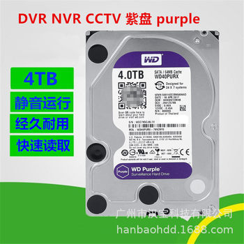 Surveillance Security Hard Drive 1Tb 2Tb 3Tb 4Tb 3.5Hdd Mechanical Hard Drive Sata Purple Disk 6Tb Purple