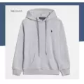 Pullover sweatshirt gray green label