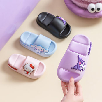 Sanrio thick bottom home cute women's bath slippers soft bottom summer indoor home Sanrio non-slip slippers