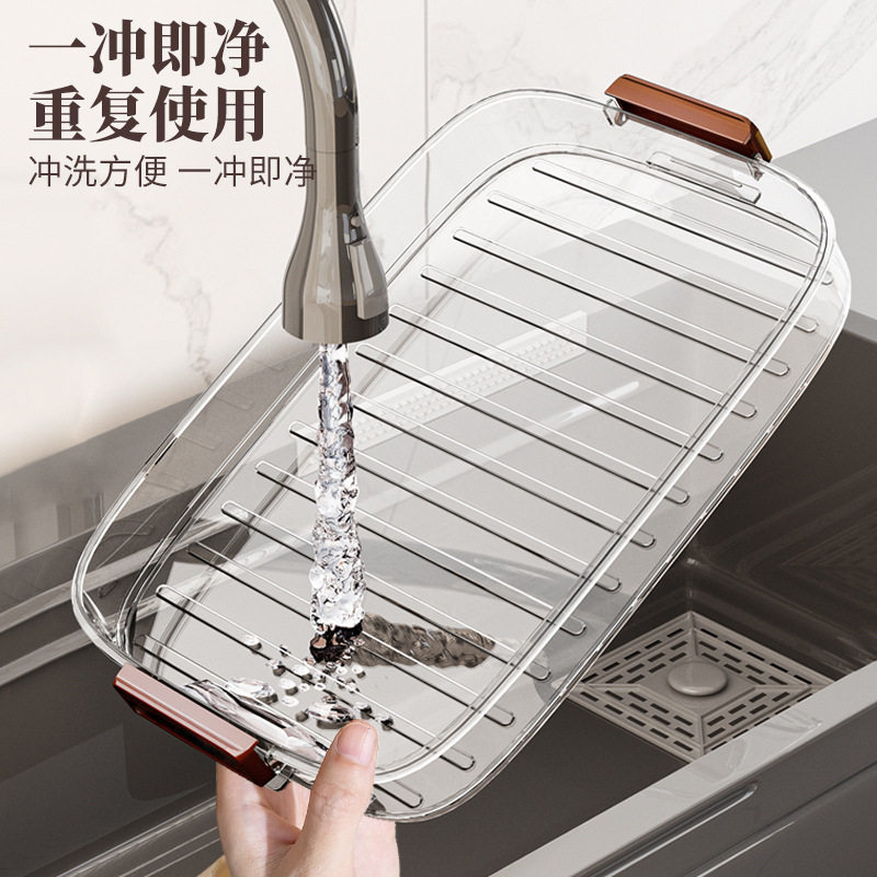 Anti-Adhesion Compartmentalized Dumpling Box Multi-Layer Refrigerator Food Frozen Dumpling Storage Box Sealed Dumpling Tray Crisper Box