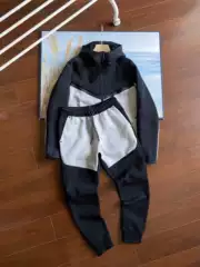 2025 Spring and Autumn Casual Sports Multi-Color Drawstring Men's Back Zipper Sweatpants Set 950+960