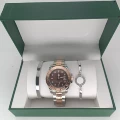 Three-piece set of rose yacht steel