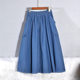 2025 skirt a denim skirt mid length skirt petite