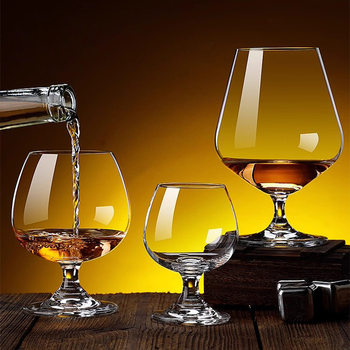 Lead-free crystal glass wine glass suit XO Martell whiskey Cup short-legged brandy dry cup printed logo