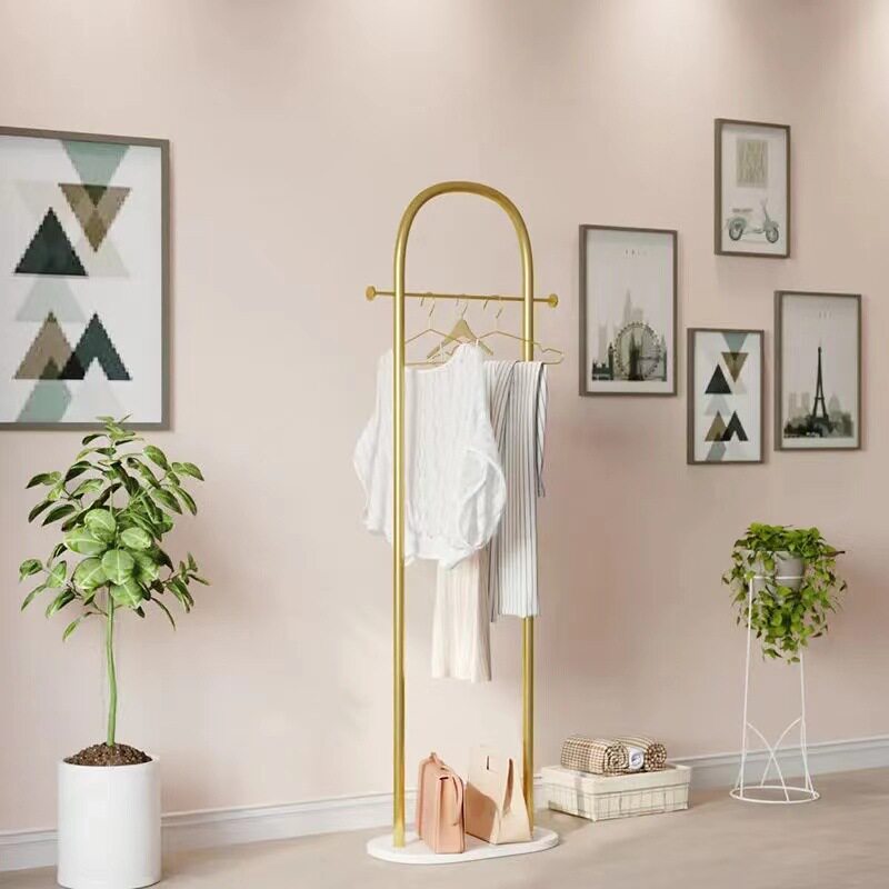 Modern Simple Bedroom Living Room Floor-standing Coat Rack Household Clothes Hanger Light Luxury Entry Door Small Clothes Rack