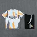 2425 short sleeve real madrid yellow and white