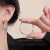Серебряные витые ушные петли