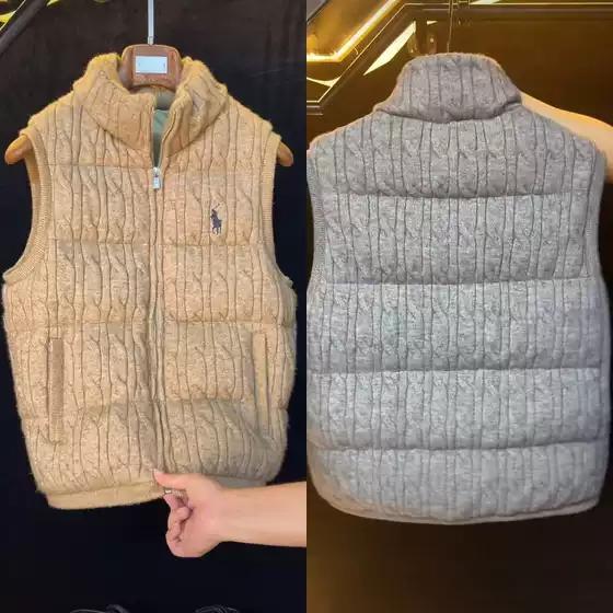 [High Quality] Autumn and Winter New High-End Trendyy Fashion Casual Accessible Luxury Comfortable Handsome Stylish Men's Vest