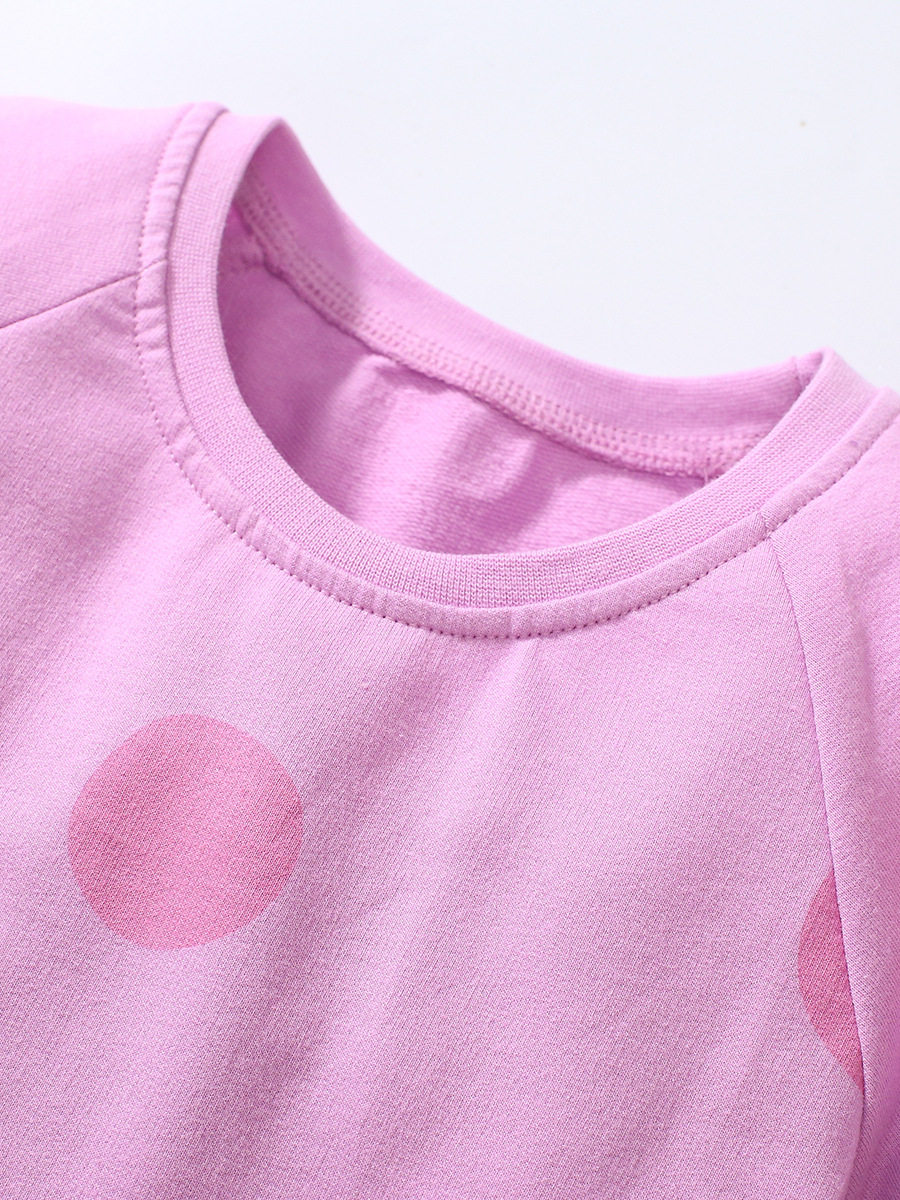 Custom Kids' Dress, Girls' Short-sleeve Dress, Summer Cotton Kids' Princess Dress