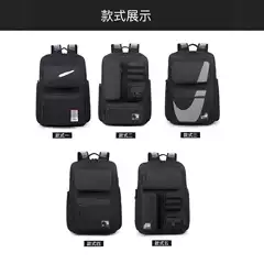 Air Cushion Backpack for College Students Trendy Brand Men's Oxford Cloth Computer Bag Multi-Use Lightweight Large Capacity Travel Bag
