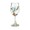 Factory Direct Sales European-Style Lily Enamel Red Wine Glass Crystal Glass Goblet Wine Glass Decanter Set