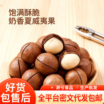 Macadamia Nut Cream Flavored Thin-Skinned Large Fruit Bagged Open Nut Summer Fruit Snack Milky Macadamia Nut