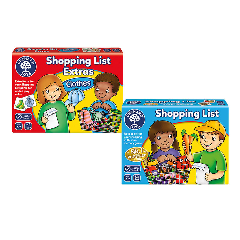 快慢狐英国ShoppingList购物清单儿童认知思维训练早教益智玩具2+