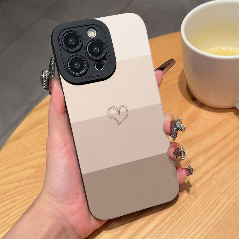 Advanced Love Applicable to iPhone15promax Straight Edge Rubik's Cube Phone Shell Apple 14 Fine Hole 11/12/13