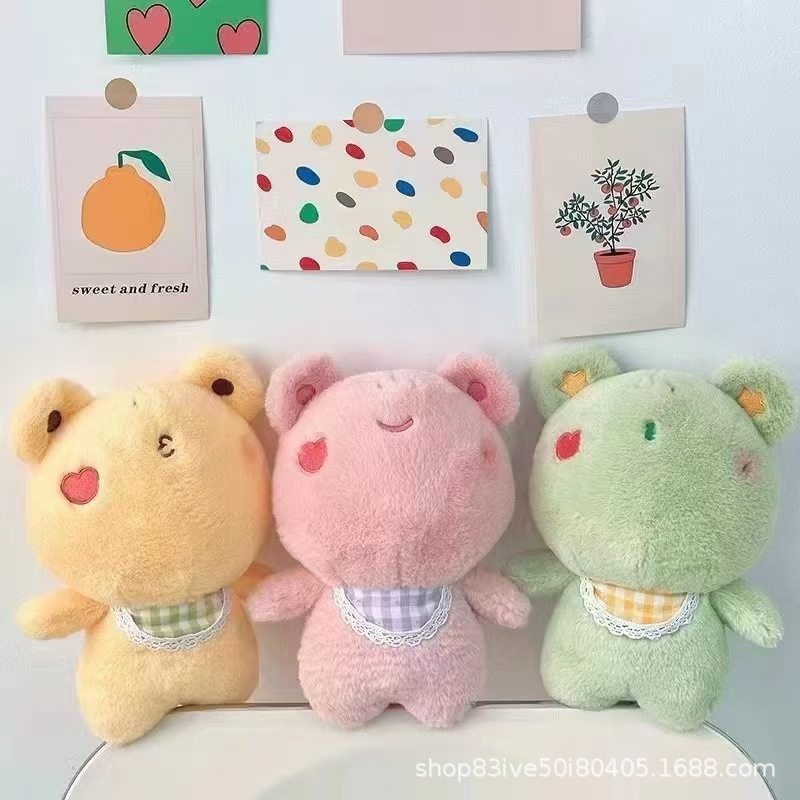 婚礼手抛娃娃8寸毛绒玩具公仔抓机娃娃定制logo