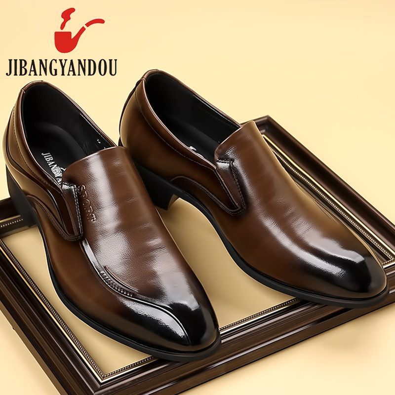 Giày Thể Thao Tăng Chiều Cao Nữ Chất Liệu Da Bò Cao 4cm Tăng Chiều Cao