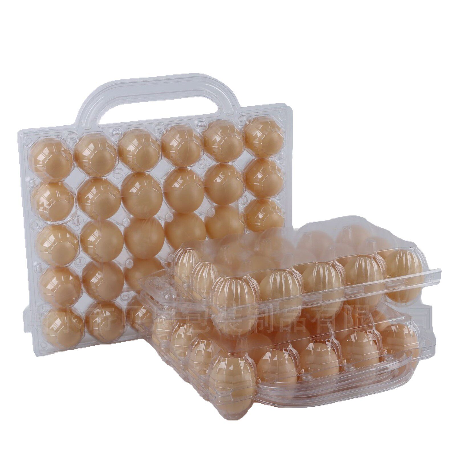 Egg Tray 30 Pieces Satchel Thickeneded Disposable Transparent Plastic Egg Duck Egg Quail Egg Packaging Box Egg Box