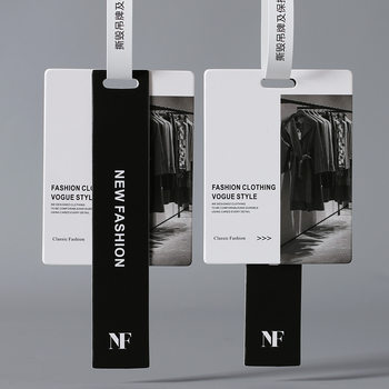 Light Luxury Women's Clothing Tag Universal in stock Clothing Tag Custom Clothes Label Custom Trademark Listing Printing Paper Card