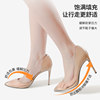 Half Size insole high heel shoes not tired feet artifact front palm pad female anti-pain anti-slip anti-fall heel anti-wear front sole pad