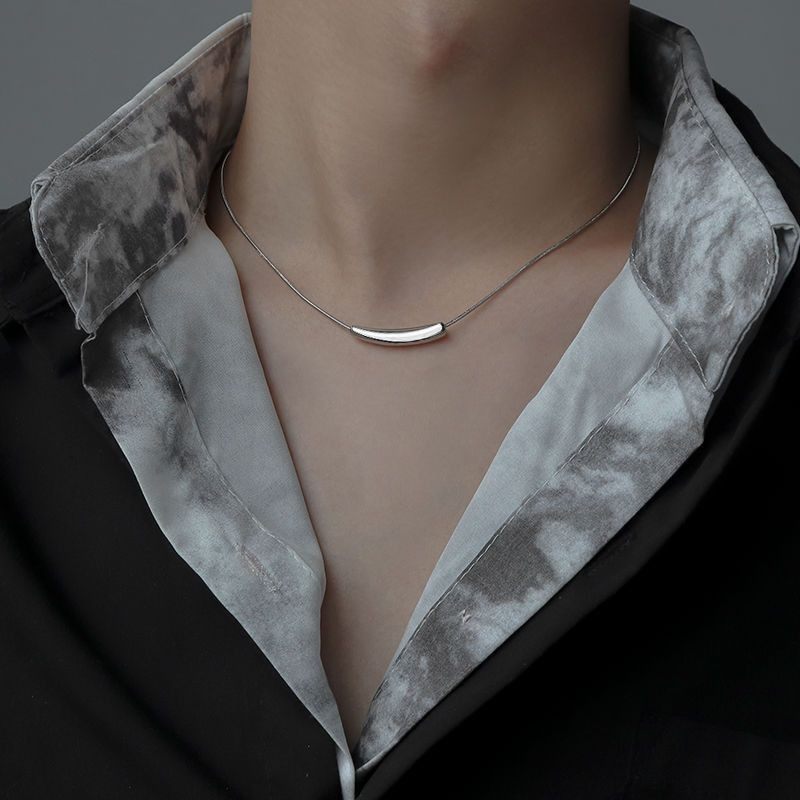 项链男钛钢不掉色简约百搭饰品女毛衣链新款时尚个性爆款嘻哈配饰