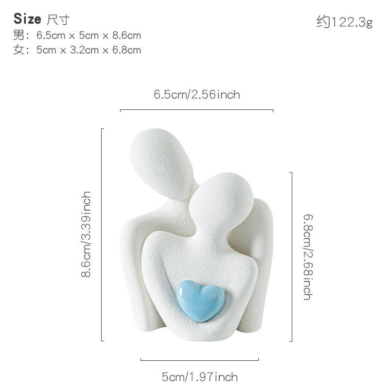 简尔美手作陶瓷婚书艺术摆件新婚纪念永久收藏礼物创意家居装饰品