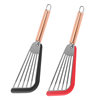 Silicone Stainless Steel Fish Shovel Color Plated Handle Stainless Steel Silicone Edge Fish Shovel Amazon Leak Shovel Kitchen Utensils