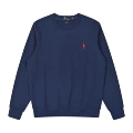 Round neck royal blue red label