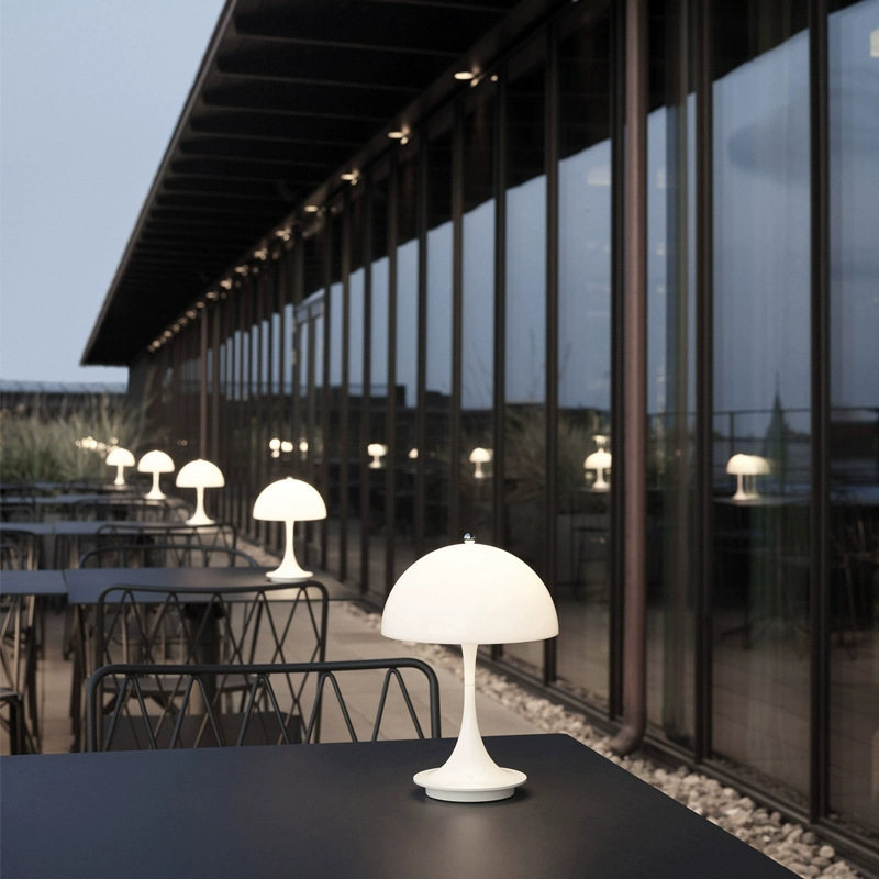 Danish Panthella Table Lamp Replica Designer Stylish Portable USB Charging Led Dimmable Mushroom Table Lamp