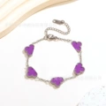 Silver Bracelet [Purple]