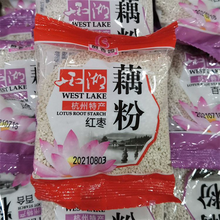 Multi-province postage mellow garden west lake sucrose-free osmanthus lotus root starch 5 flavors for selection independent small bag weighing a bag of 2.50kg