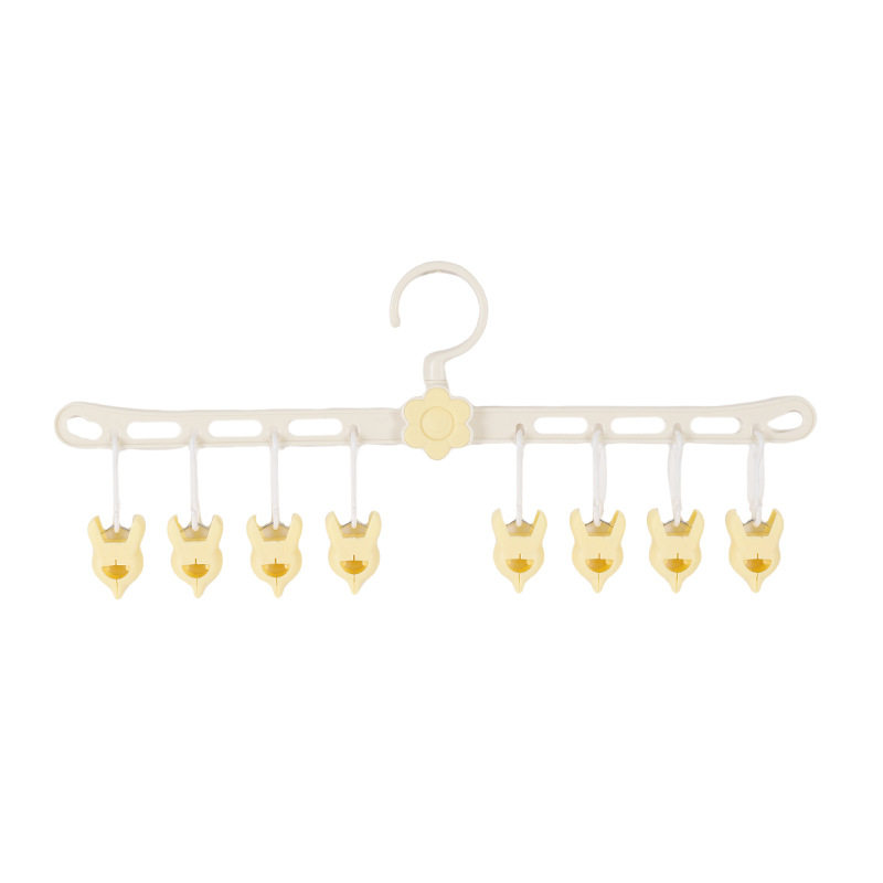 New multi-head socks clip flower socks drying rack household baby baby drying artifact underwear underwear children