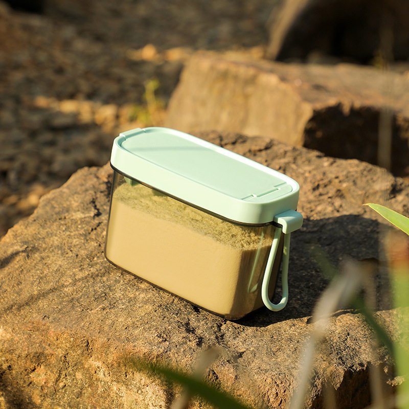 Manufacturer's Ready-Made Milk Powder Box, Mini Baby Milk Powder Packaging Box, Portable Sealed Plastic Milk Powder Box for Outings