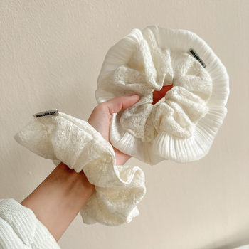 Vintage Lace Scrunchie 2026 New French Style High-End Bun Hair Accessory Hair Tie Wholesale in Stock