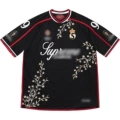 Floral no. 9 short sleeve (black)