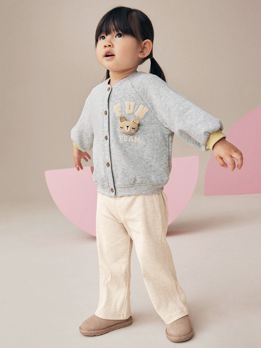 Girls' Cute 3D Decor Set, Trendy Kids' Outfit Wholesale