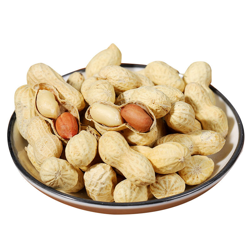 Peanut Rice Peanut 2.5kg Fried Iron Pot Peanut Black Peanut Wholesale Raw Materials Crushed Spicy and Crispy