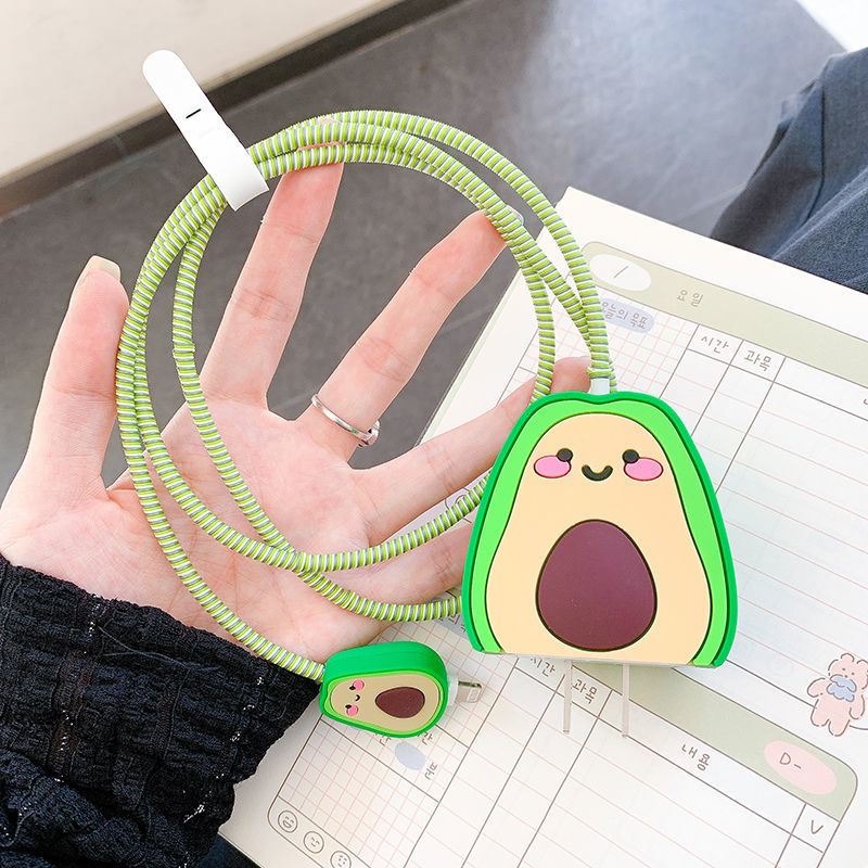 数据线保护套适用苹果充电器保护套芭芘充电头保护套充电线保护套