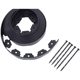 Grass and stone isolation belt, edge closing strip, isolation belt, retaining strip, landscaping belt, greening partition, L-shaped grass and stone isolation belt