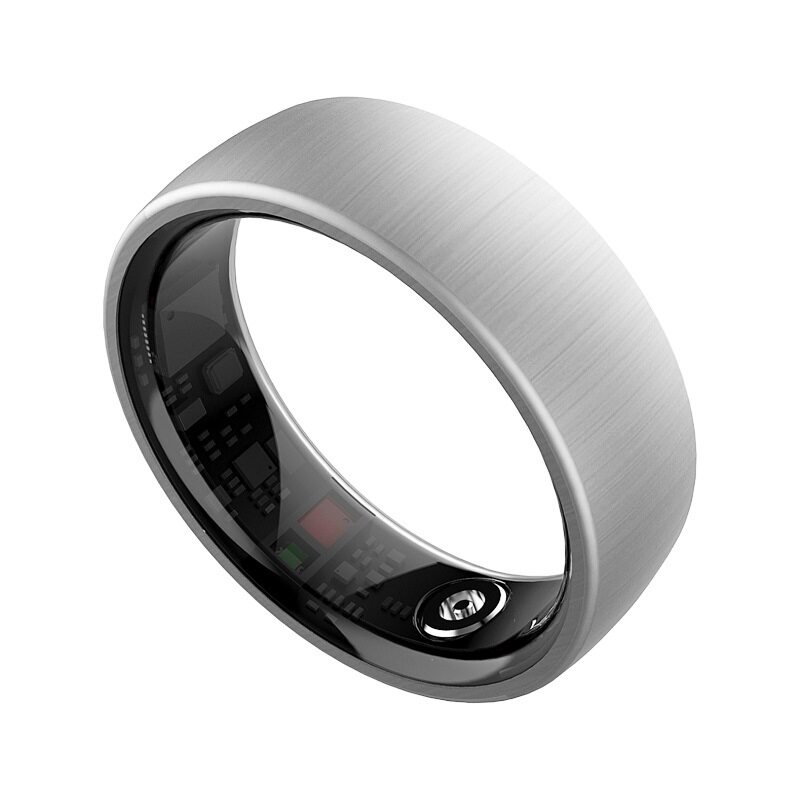 Titanium Alloy Waterproof Ring Men's European and American Cross-border Smart Health Ring Bluetooth Heart Rate Blood Oxygen Sleep Monitoring Ring