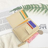 Women's Ultra-Thin Card Holder Korean Style Coin Purse Zipper Card Holder Solid Color Bus Student Bank Card Holder Campus Card