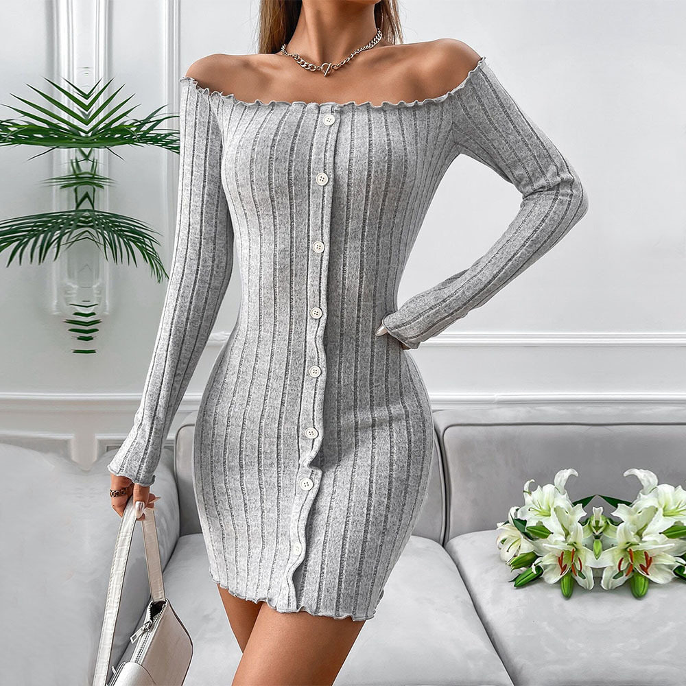 Off Shoulder Bodycon Dress High Waist Short Length Beach Vacation Style Wholesale Available fast shipping