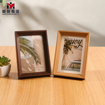Simple Photo Frame 6inch Empty Rectangular Frame 78inch A4 High-End Decorative Award Empty Frame Wall-Mounted Wholesale Picture Frame