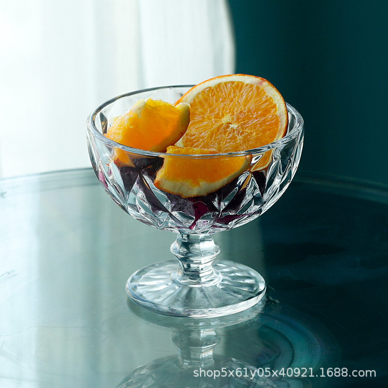 Colorful Original Ice Cream Bowl Cocktail Glass Red Wine Glass Mojito Goblet Juice Glass Champagne Glass