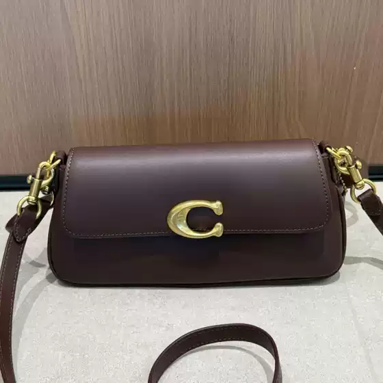 Coach C's New Cross-Border Jet Baguette Bag, Retro Satchel Shoulder Armpit Bag, Fashionable and Versatile Cross-Body Women's Bag