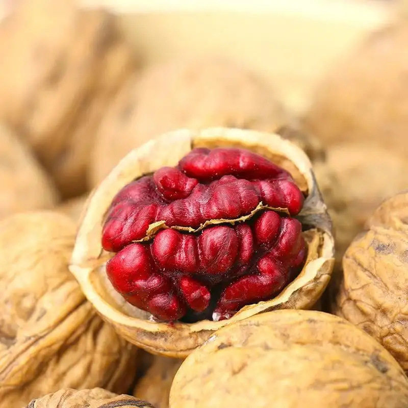 New Arrival Red Walnut with Thin Red Skin, Red Rice Walnut Kernel, Purple Skin Thin Walnut Nut, Large Fruit Delivery