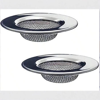 Cross-Border Stainless Steel Bathtub Sink Filter Shower Drain Hair Collector Kitchen Sink Filter